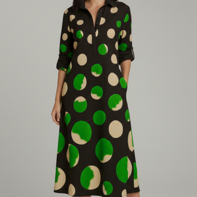 Anastasia™ Polka Midi Dress
