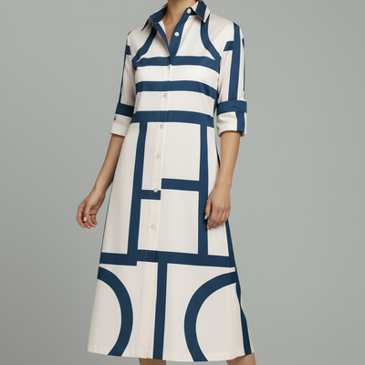 Arabella™ Geometric Midi Dress