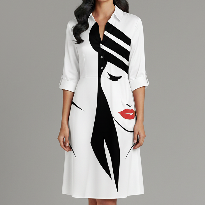 Evangeline™ Statement Midi Dress
