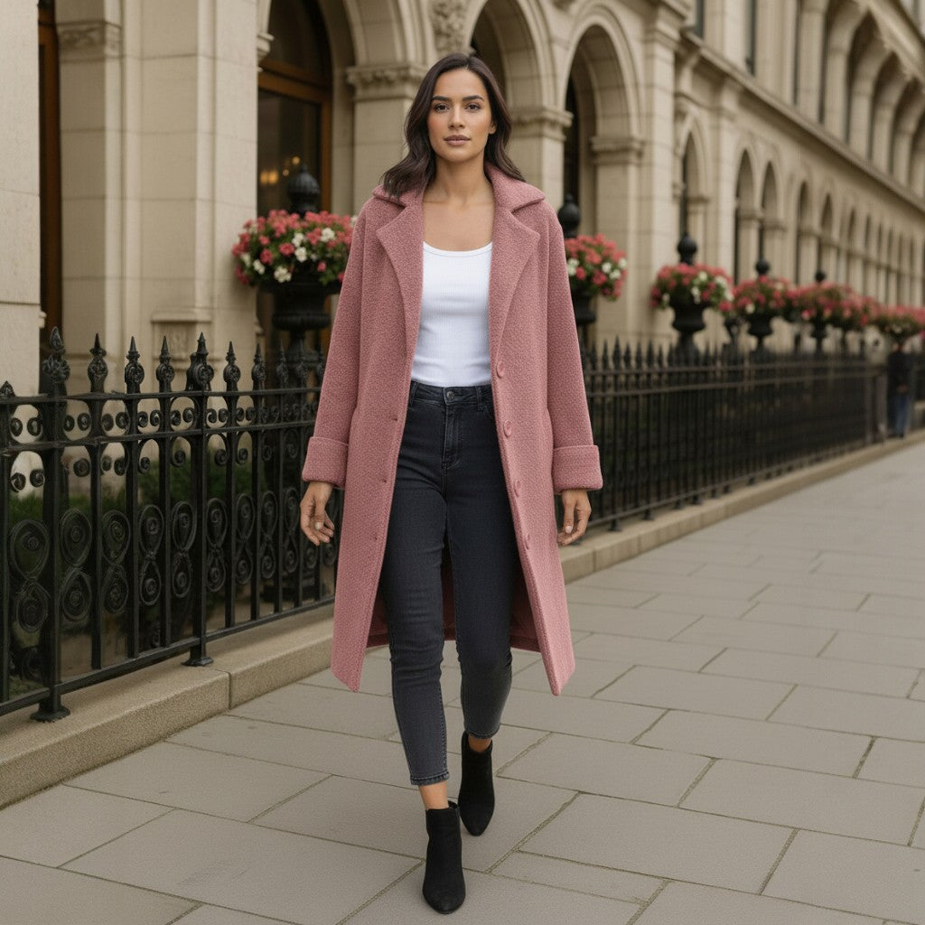 Brianna™ - Long Knit Coat