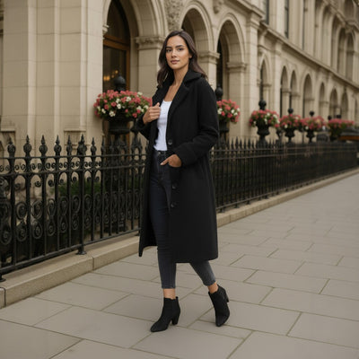 Brianna™ - Long Knit Coat
