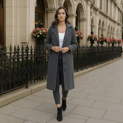 Brianna™ - Long Knit Coat