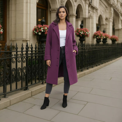 Brianna™ - Long Knit Coat