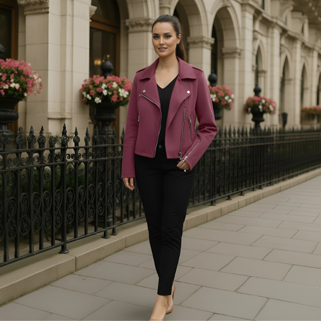 Dion™ - Suede Biker Jacket