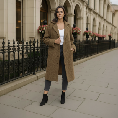 Brianna™ - Long Knit Coat