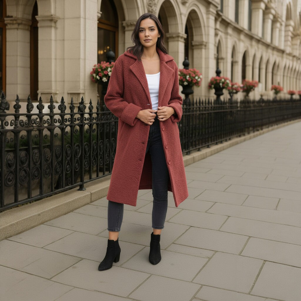 Brianna™ - Long Knit Coat