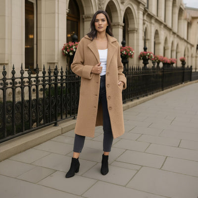 Brianna™ - Long Knit Coat