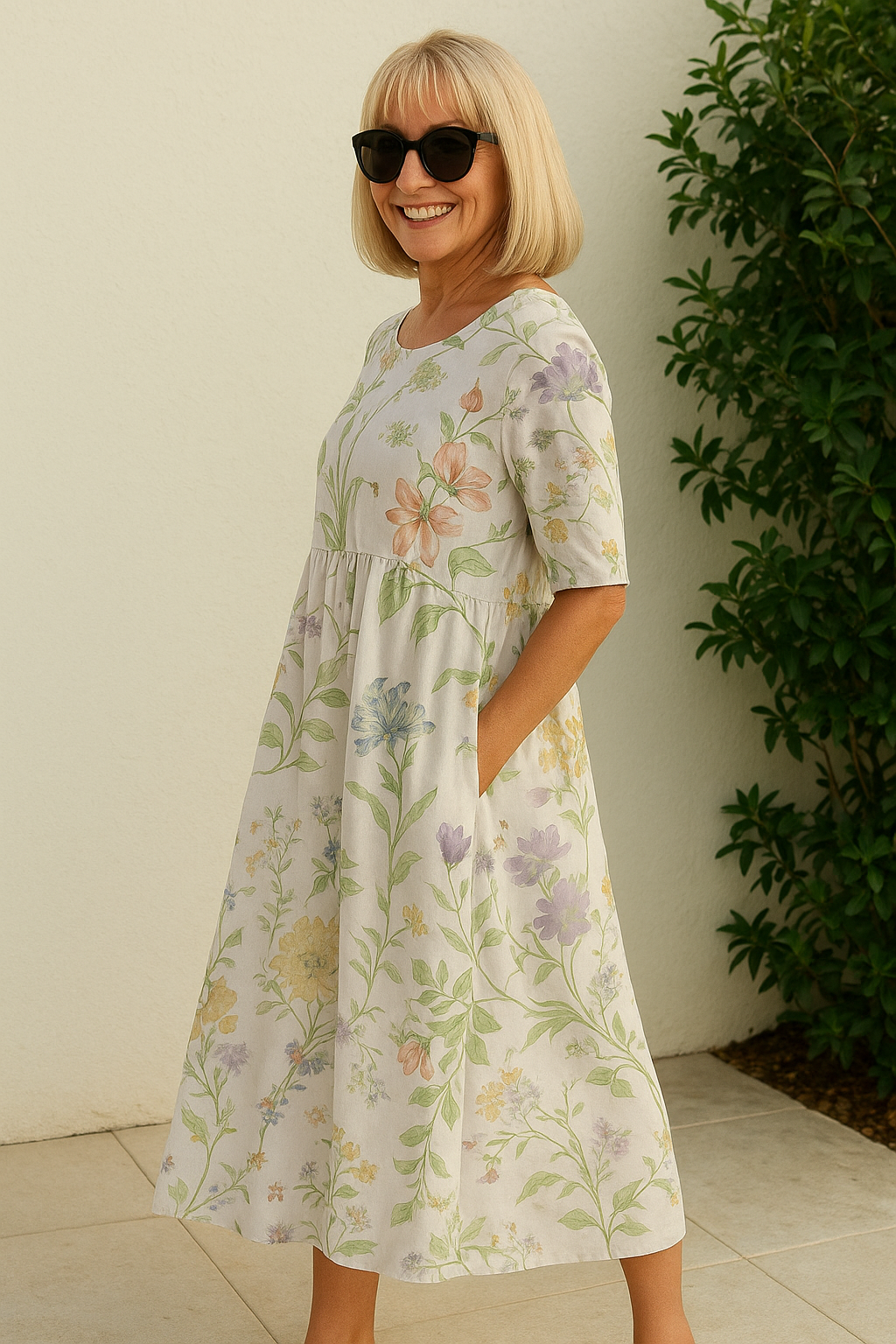 Eliza | Elegant Midi Dress