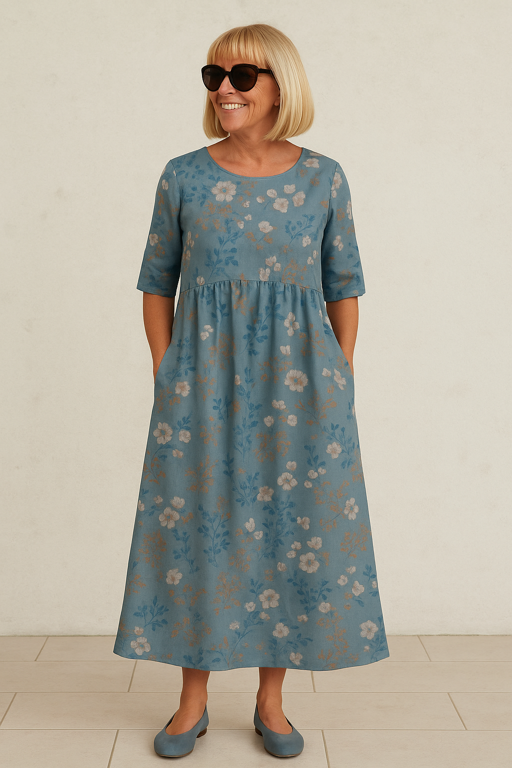 Eliza | Elegant Midi Dress