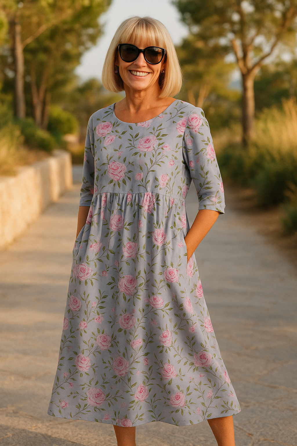 Eliza | Elegant Midi Dress