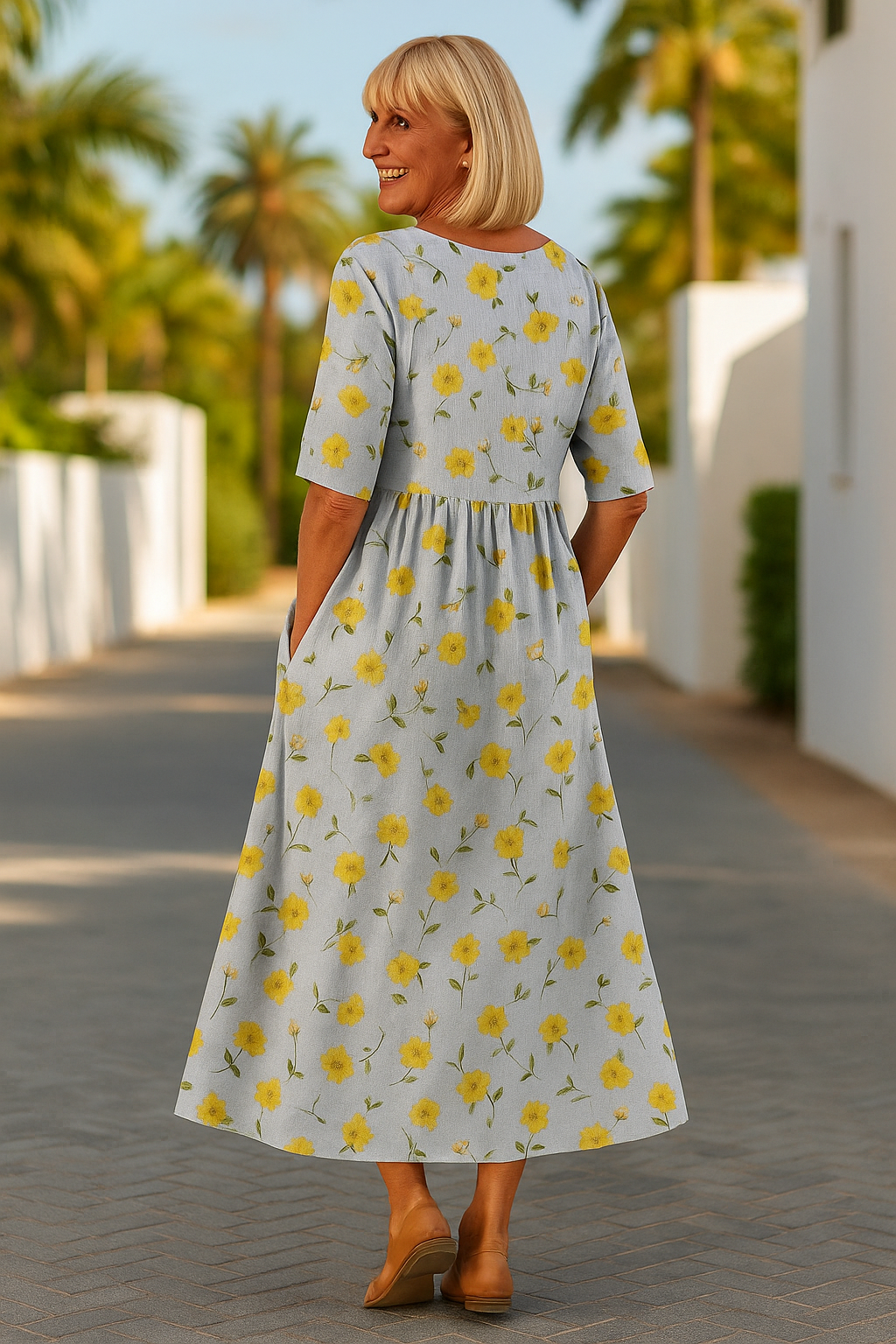 Eliza | Elegant Midi Dress