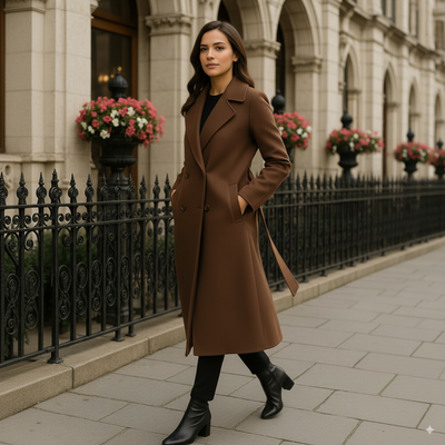 Sophia™ - Elegant Wool Coat for Women