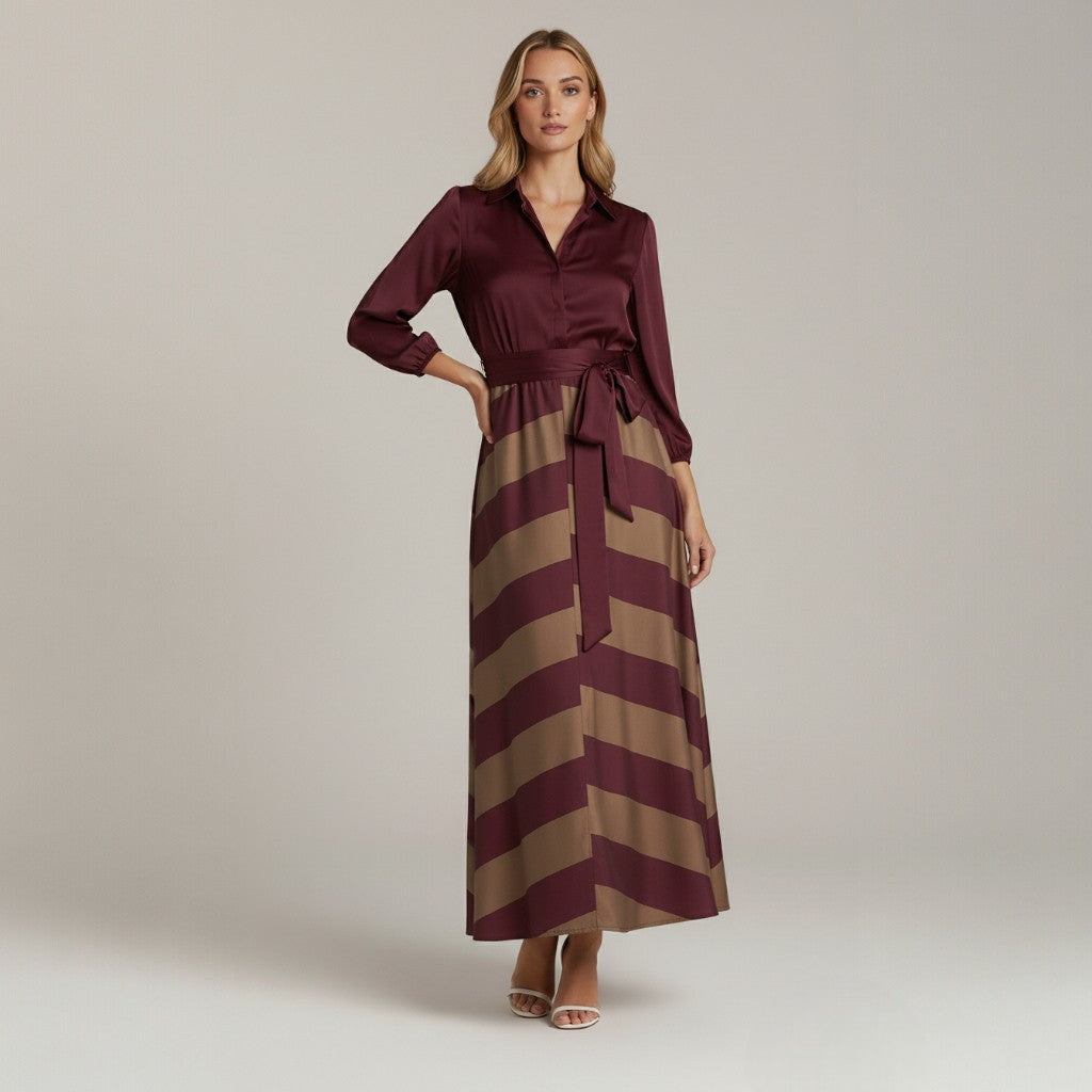Sophia V-Neck Longdress