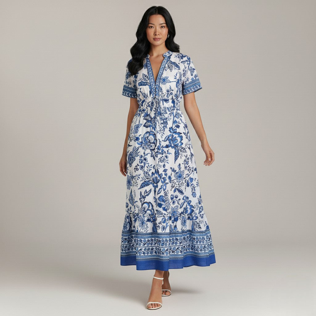 Lily Paisley Print Maxi