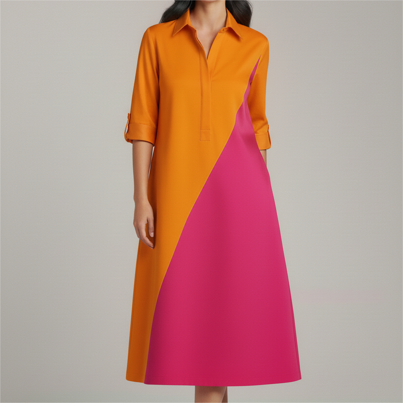 Isabella™ Colorblock Midi Dress