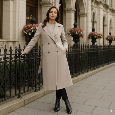 Sophia™ - Elegant Wool Coat for Women
