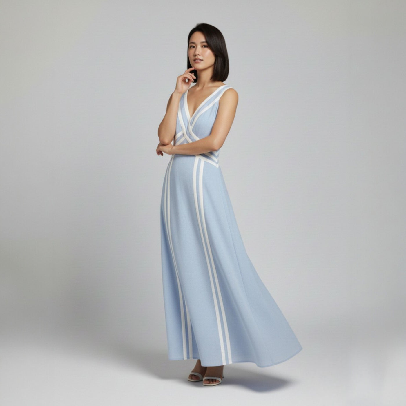 Chic Crossed Linen