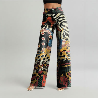 Mia™ - Vibrant Wide-Leg Pants