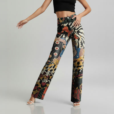 Mia™ - Vibrant Wide-Leg Pants