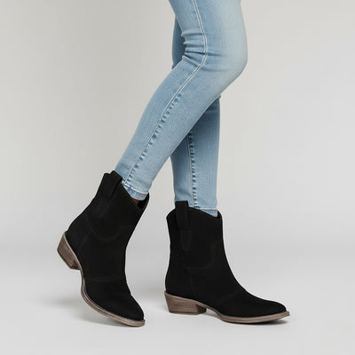 Harley | Vintage Cowboy Ankle Boots