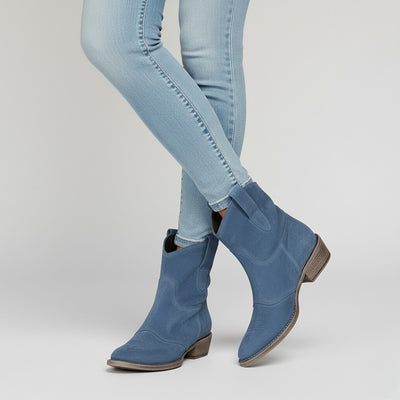 Harley | Vintage Cowboy Ankle Boots