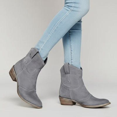 Harley | Vintage Cowboy Ankle Boots