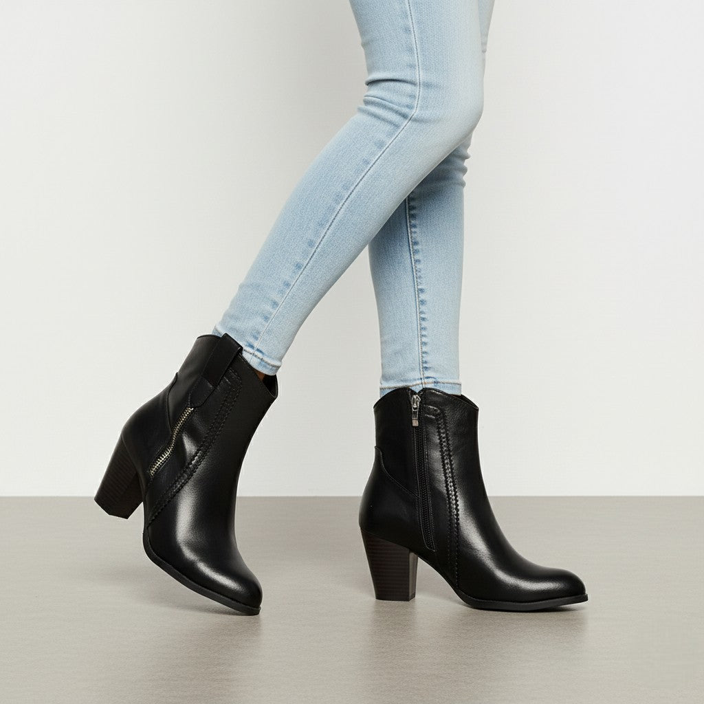 Carmen | Retro Chunky Heel Boots