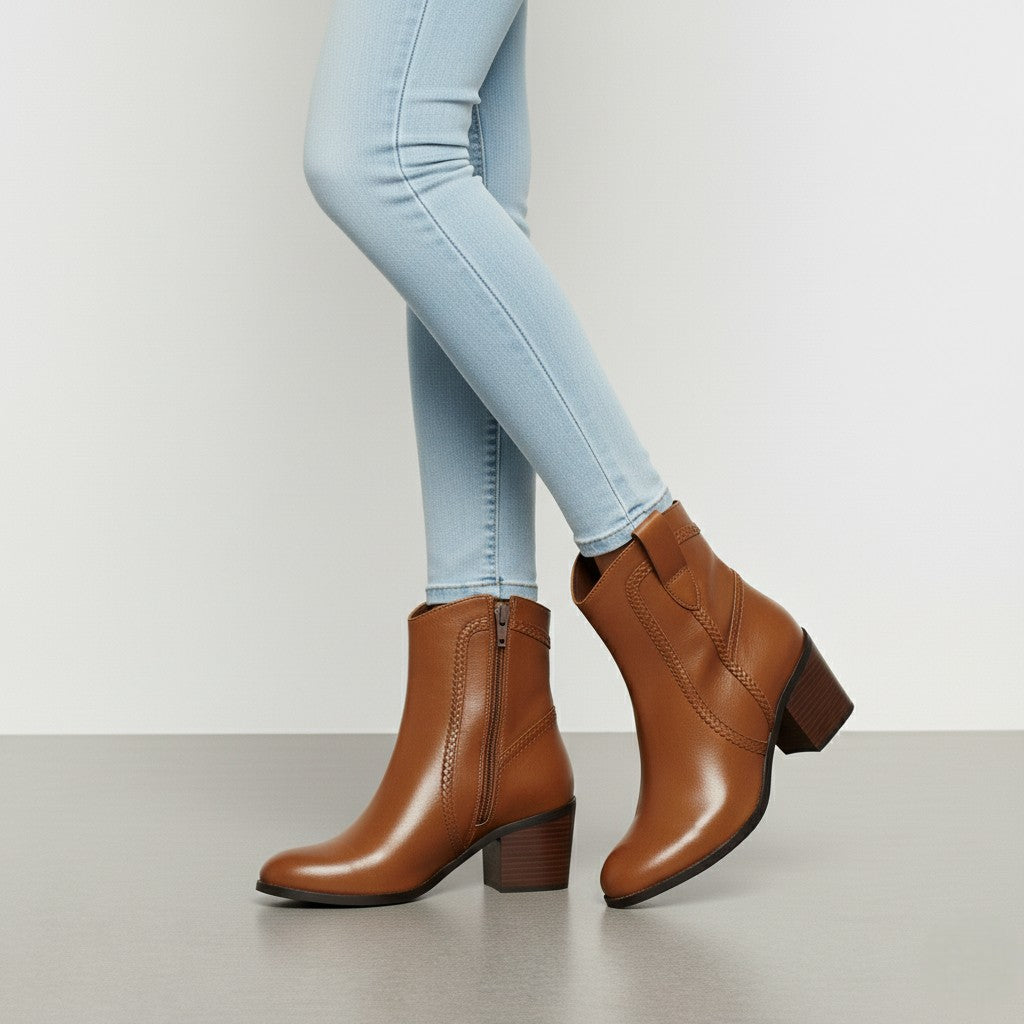 Carmen | Retro Chunky Heel Boots