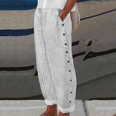 Anna | Seabreeze Striped Pants