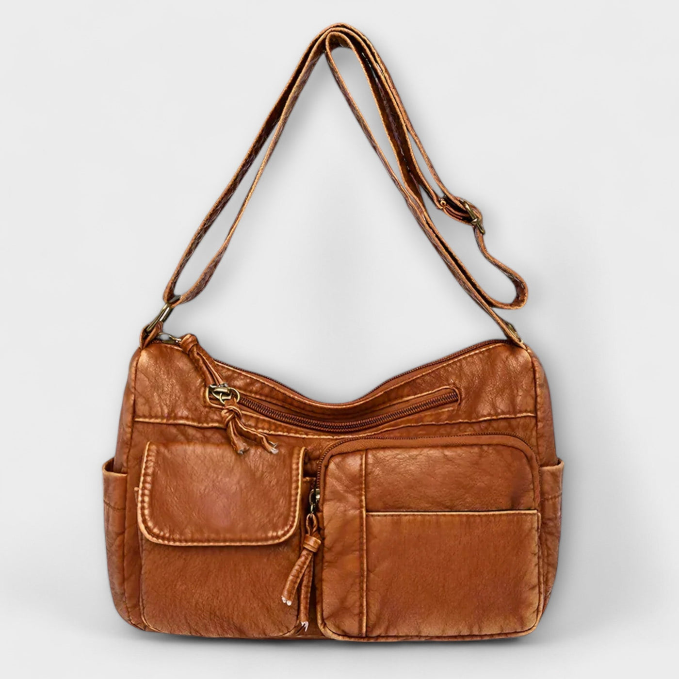 Sharon™ Old-School Leather Bag