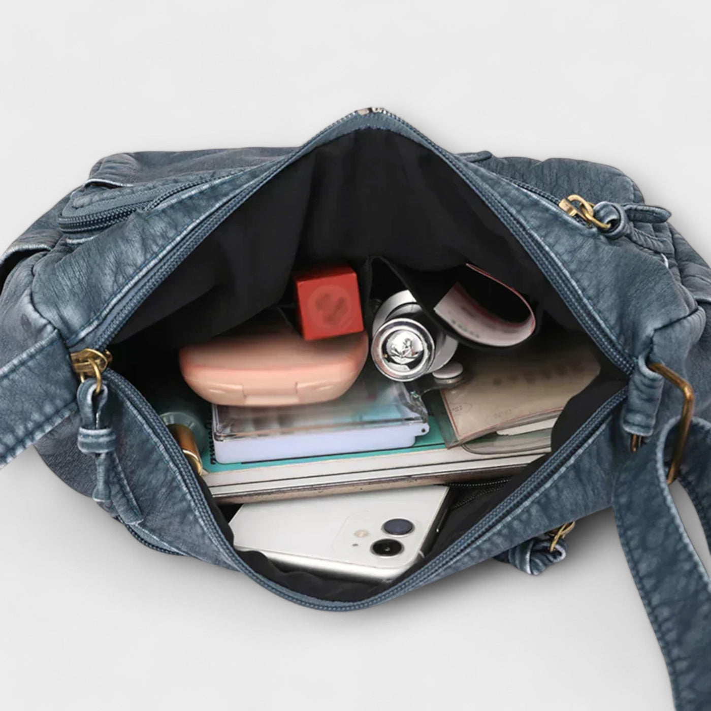 Sharon™ Old-School Leather Bag