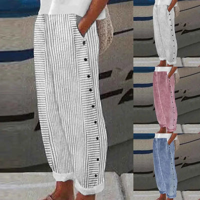 Anna | Seabreeze Striped Pants