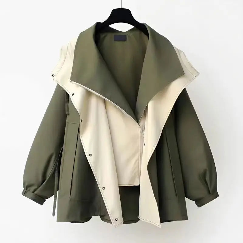 Xiandra™ - Trendy Hooded Windbreaker Coat