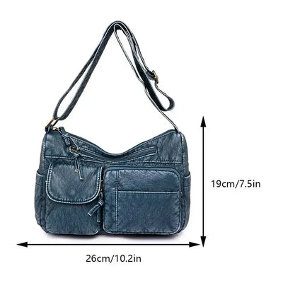 Sharon™ Old-School Leather Bag