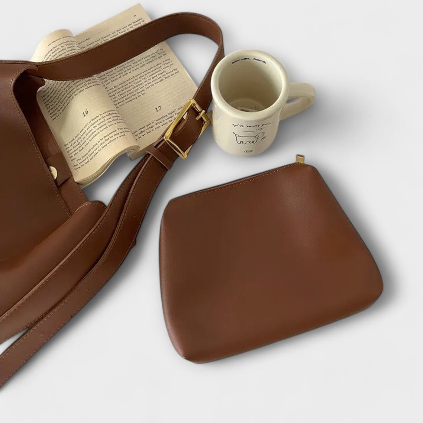 Nevaeh™ Elegant Leather Shoulder Bag
